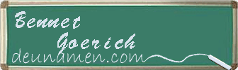 Bennet Goerich Visitenkarte